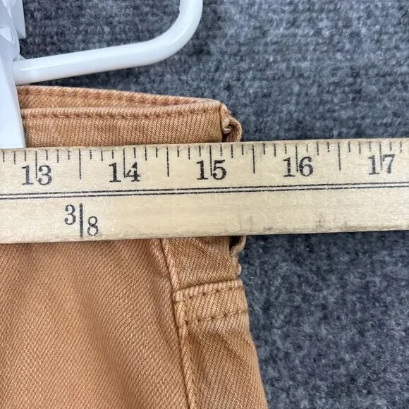 Pilcro The Breaker Pants Womens Size 28 Brown Relaxed High Rise Flawed - Picture 5 of 12